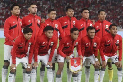 Indonesia U23 tertinggal 0-1 dari Korea Selatan pada babak pertama Kualifikasi Piala Asia U23 di Stadion Gelora Delta, Sidoarjo. (Foto: Istimewa)