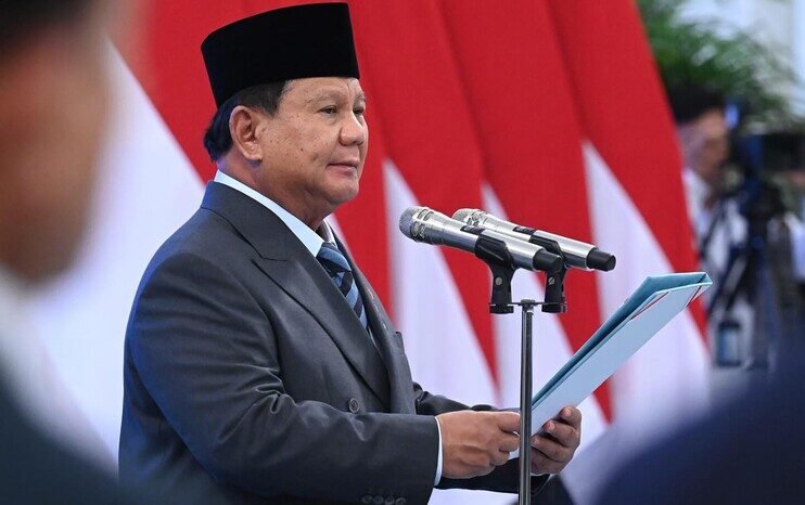 Prabowo Subianto dikabarkan melakukan reshuffle kabinet hari ini di Istana Negara, sejumlah kursi menteri strategis akan segera terisi. (Foto: Setkab RI)