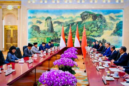 Presiden Prabowo Subianto melakukan pertemuan bilateral dengan Presiden Republik Rakyat Tiongkok (RRT) Xi Jinping di Great Hall of the People, Beijing pada Rabu, 3 September 2025. (Foto: BPMI Setpres)