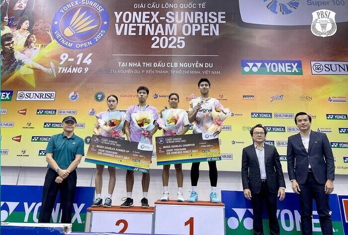 Marwan Faza/Aisyah Salsabila juara Vietnam Open 2025 usai tundukkan wakil China di final.
