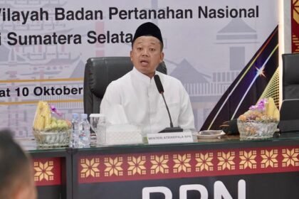 Menteri ATR/BPN Percepat dan Transparankan Layanan Pertanahan untuk Generasi Muda Sumsel