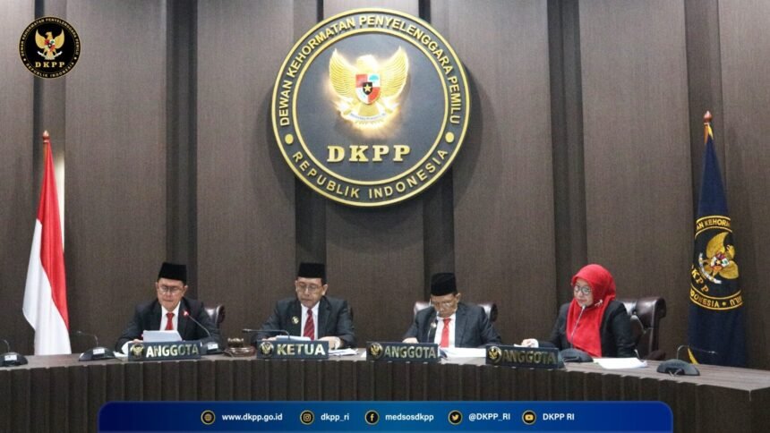 DKPP Jatuhkan Sanksi Peringatan Keras kepada Ketua, Anggota dan Sekjen KPU RI