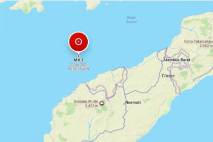 Gempa NTT, Gempa Laut Sawu, BMKG, Magnitudo 6.2, Tidak Berpotensi Tsunami
