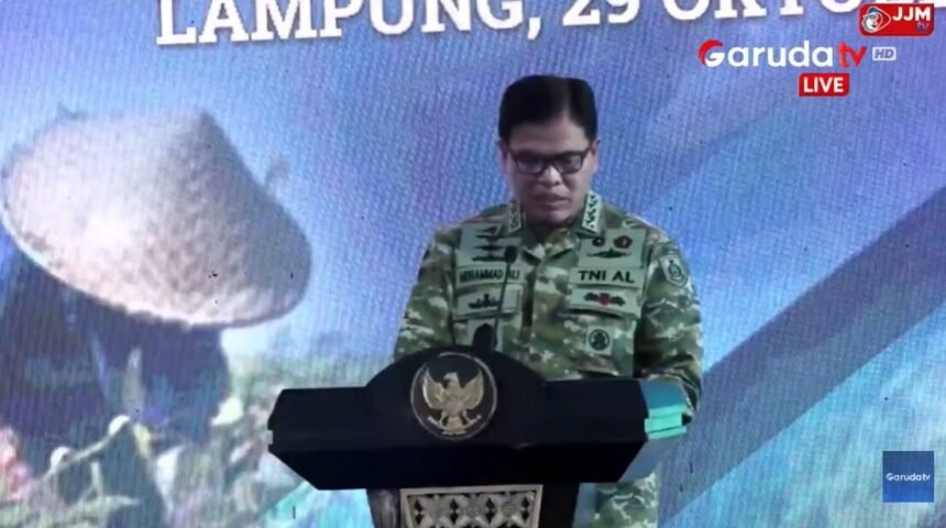 TNI AL Panen Perdana Kedelai Unggul di Lampung, Dukung Ketahanan Pangan Nasional