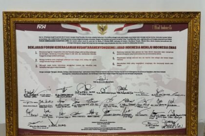 Raja dan Tokoh Adat Nyatakan Persatuan untuk Indonesia Emas