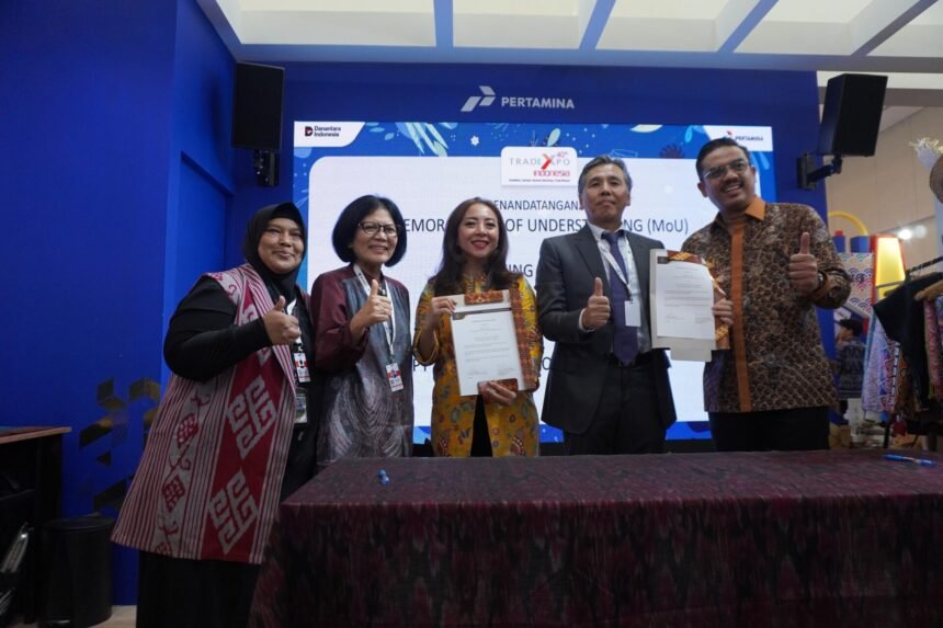 Hari Pertama TEI 2025: UMKM Binaan Pertamina Catatkan Transaksi Puluhan Miliar Rupiah 