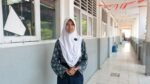 Hirsin Octarina Achmad, siswi kelas IX G SMPN 1 Telagasari, Karawang