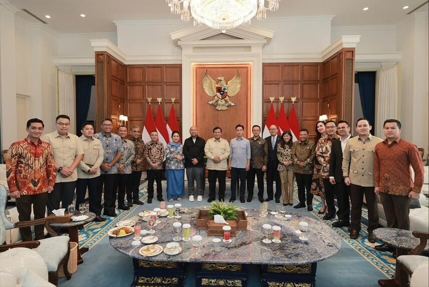 Presiden Republik Indonesia, Prabowo Subianto, merayakan ulang tahunnya yang ke-74