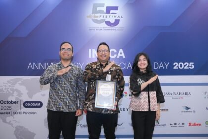 Jasa Raharja Terima Penghargaan di HUT ke-55 INACA untuk Keselamatan Penerbangan