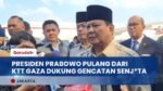 Presiden Prabowo Tegaskan Indonesia Teguh Dukung Perdamaian Palestina