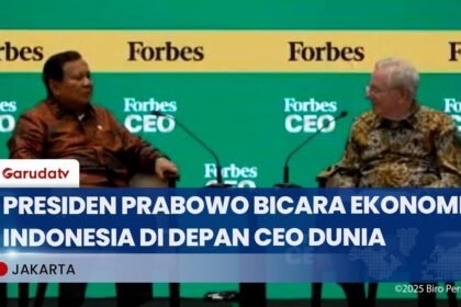 [SUB ID] Prabowo Tampil di Panggung Forbes Global CEO Conference: Bahas Masa Depan Ekonomi Indonesia
