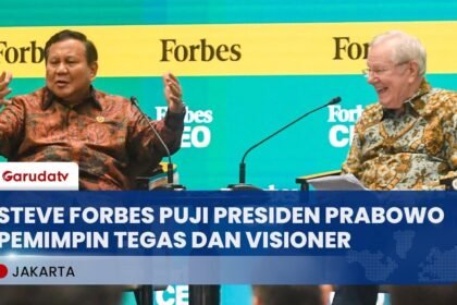 Steve Forbes Sebut Dunia Butuh Pemimpin Kuat Seperti Prabowo