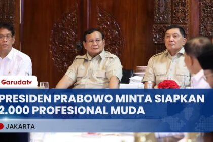 Presiden Prabowo Minta 2.000 Profesional Muda Disiapkan untuk BUMN dan Swasta