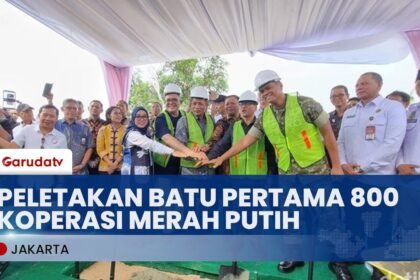 Kemenkop Resmikan Pembangunan 800 Koperasi Merah Putih