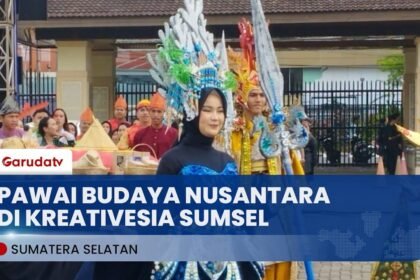 15 Provinsi Ikut Pawai Budaya Nusantara di Kreativesia Sumatera Selatan
