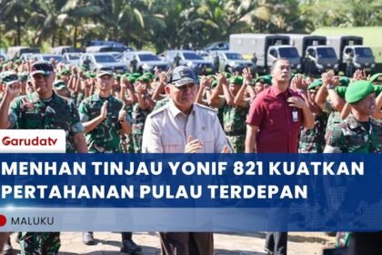 Menhan Sjafrie Sjamsoeddin Tinjau Pasukan di Pulau Buru, Tegaskan Pertahanan Terdepan