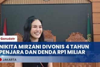 Nikita Mirzani resmi dijatuhi hukuman empat tahun penjara dan denda sebesar Rp1 miliar 31 Nikita Mirzani resmi dijatuhi hukuman empat tahun penjara dan denda sebesar Rp1 miliar