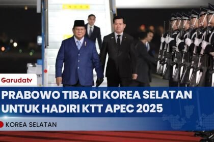 Presiden RI Prabowo Subianto Tiba Di Korea Selatan Jelang KTT APEC 2025