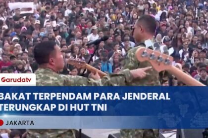 Unjak Bakat Bermusik, Panglima Dan Para Jendral Hibur Pengunjung Saat HUT TNI Ke-80
