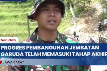 Jembatan Garuda Bantuan Dari Presiden Prabowo dan Kemhan Hampir Selesai