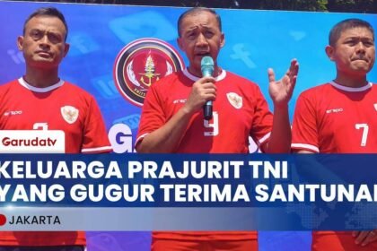 Prajurit TNI yang Gugur Terima Promosi Jabatan