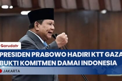 Presiden Prabowo Terbang ke Mesir Hadiri KTT Perdamaian Gaza