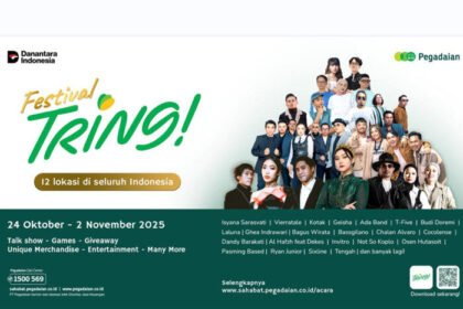 Pegadaian gelar Festival Tring! di 12 kota, hadirkan promo emas, musik spektakuler, dan edukasi finansial digital.