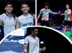 Tiga wakil Indonesia siap tempur di perempat final French Open 2025, Jumat (24/10/2025) (Foto: Kolase/PBSI)
