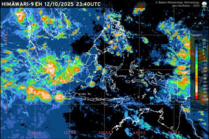 BMKG merilis prakiraan cuaca hari ini di seluruh ibu kota provinsi Indonesia. Hujan ringan mendominasi beberapa wilayah, sementara kabut dan berawan tebal terjadi di kota-kota lain.