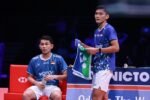 Babak 8 besar French Open 2025 dengan tiga wakil Indonesia, termasuk Alwi Farhan, Fajar Alfian/M. Shohibul Fikri, dan Sabar Karyaman/Reza Pahlevi.