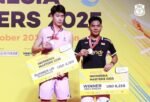 Mohammad Zaki Ubaidillah tampil perkasa dan menjuarai tunggal putra Indonesia Masters II 2025 di Medan, usai mengalahkan wakil China. (Foto: PBSI)