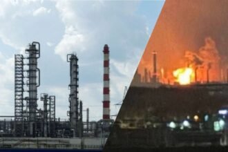 Kilang Minyak Terbesar Rusia Terbakar, Ukraina Gencarkan Serangan Pakai Drone