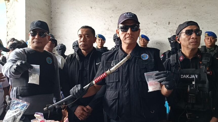 Kampung Berlan Digrebek BNN, 25 Orang Diringkus