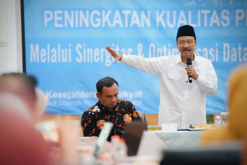 Mensos Ajak Pemda se Jawa Barat Perkuat Sinergi Tindak Lanjuti DTSEN