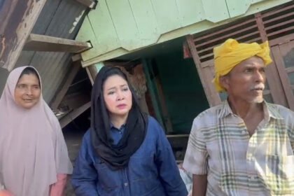 Penuh Empati, Titiek Soeharto Kunjungi Korban Banjir Aceh yang Kehilangan Segalanya