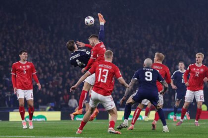 Skotlandia menang 4-2 atas Denmark dalam laga menegangkan untuk lolos ke Piala Dunia 2026 (Dok. Reuters)