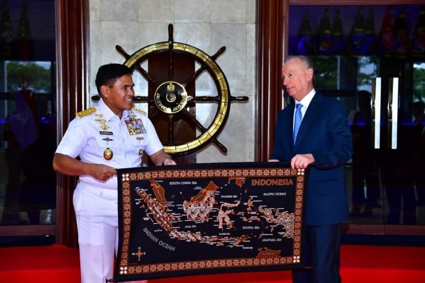 KSAL Ali Kunjungan Kehormatan Penasihat Presiden Rusia Nikolai Patrushev di Mabes AL