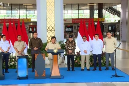 Presiden Prabowo Resmikan Stasiun Tanah Abang Baru
