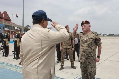 Presiden Prabowo Lepas Langsung Kepulangan Raja Yordania Abdullah II