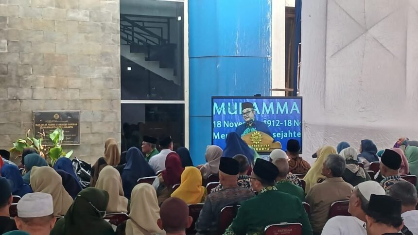 Perayaan Milad ke-113 Muhammadiyah yang digelar Pimpinan Wilayah Muhammadiyah (PWM) DKI Jakarta pada Minggu (23/11/2025) di Gedung Dakwah Muhammadiyah, Kramat, Jakarta Pusat