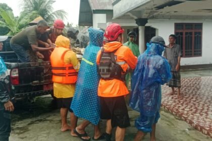 99 Jiwa Diselamatkan, 2 Warga Meninggal : Bireuen Darurat Banjir