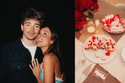 Romantis! Charles Leclerc Umumkan Pertunangan Dengan Alexandra Saint Mleux