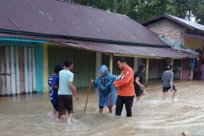 4 Sungai Meluap, Padang Pariaman Terendam Banjir