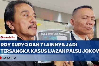 Roy Suryo & 7 Orang Lainnya Jadi Tersangka Kasus Tuduhan Ijazah Palsu Jokowi