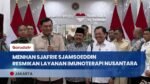 Menhan Sjafrie Sjamsoeddin Jadi Pasien Pertama Imunoterapi Nusantara di RSPPN Soedirman