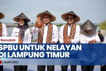 Pertamina & Menteri Koperasi Bangun SPBU Khusus Nelayan di Lampung Timur!