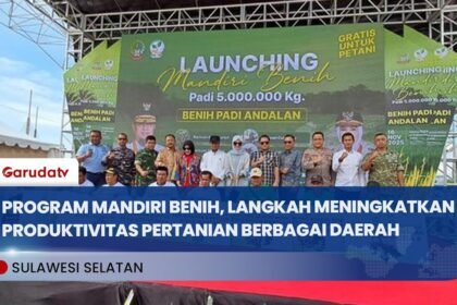 Pemprov Sulsel Luncurkan Program Mandiri Benih, Siapkan Bantuan 100 Miliar