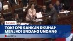 DPR Resmi Sahkan RKUHAP Jadi Undang-Undang