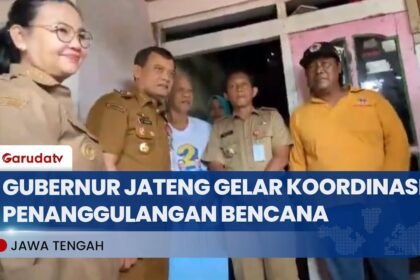 Gubernur Luthfi Beri Arahan, Kepala Daerah Wajib Turun Ke Lapangan Saat Bencana Alam