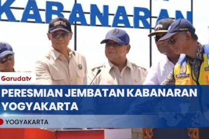 PERESMIAN JEMBATAN KABANARAN YOGYAKARTA